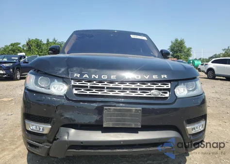 2016 Land Rover Range Rover Sport Hse from USA, damaged, VIN SALWR2VF1GA638313